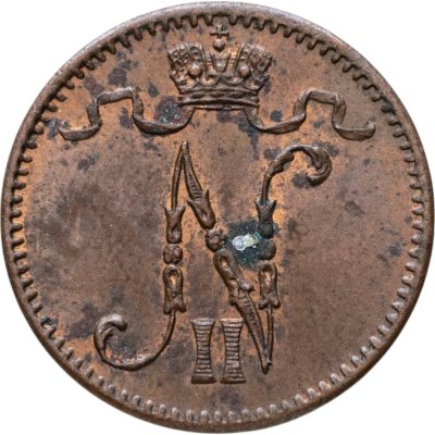купить 1 пенни (penni) 1914 Российская Финляндия