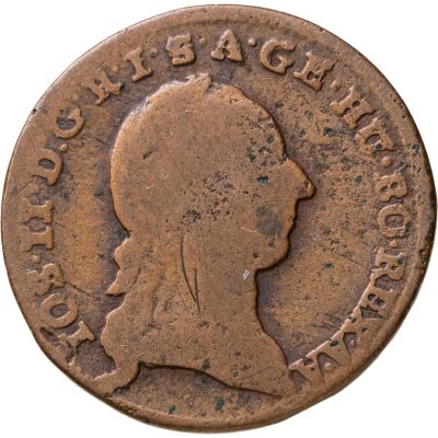 купить Австрия 1/2 крейцера 1783