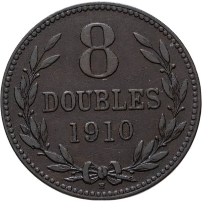 купить Гернси 8 дублей (doubles) 1910