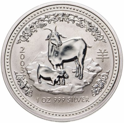купить Австралия 1 доллар 2003 "Год козы"
