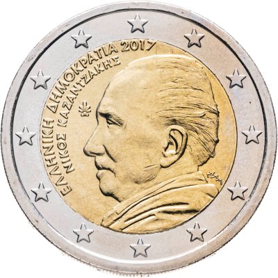 купить Греция 2 евро (euro) 2017 60 лет со дня смерти Никоса Казандзакиса