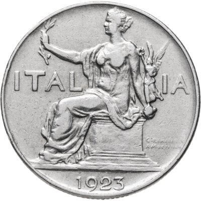купить Италия 1 лира (lira) 1923