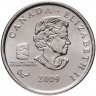 Купить Канада  25 центов (cents) 2009 X зимние Паралимпийские Игры, Ванкувер 2010 - Хоккей на санях