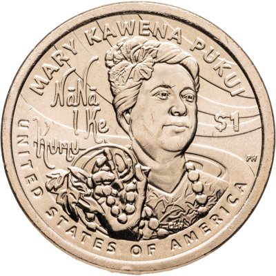 купить США 1 доллар (dollar) D 2025 "Коренные Американцы - Мэри Кавена Пукуи"