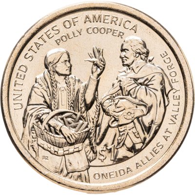 купить США 1 доллар (dollar) D 2026 "Коренные Американцы - Полли Купер"