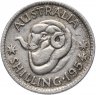 Купить Австралия 1 шиллинг (shilling) 1954