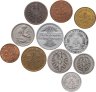 Купить Германия набор из 10 монет 1, 2, 5, 10, 50 пфеннигов (pfennig) 1875-1994