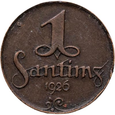 купить Латвия 1 сантим (santims) 1926