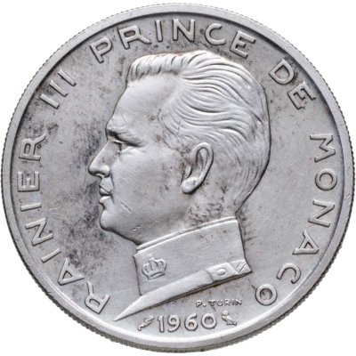 купить Монако 5 франков (francs) 1960