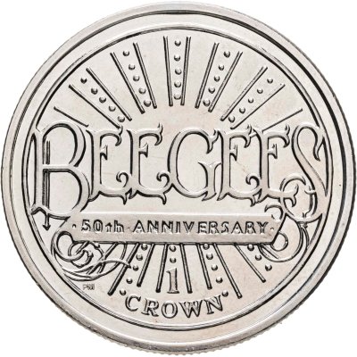 купить Остров Мэн 1 крона (crown) 2009 "50 лет Bee Gees"