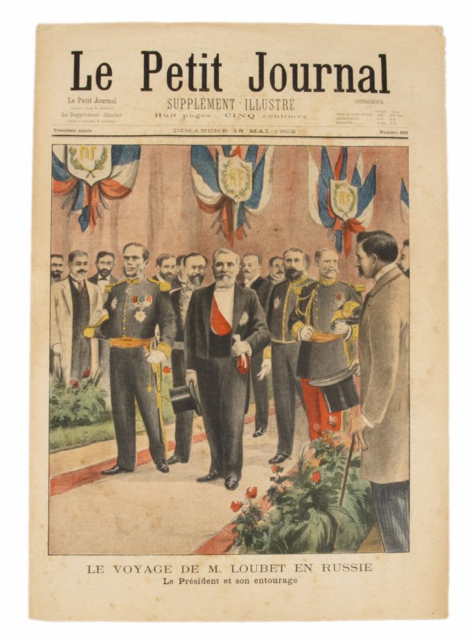 купить Газета "Le Petit Journal" выпуск № 600 от 18 мая 1902