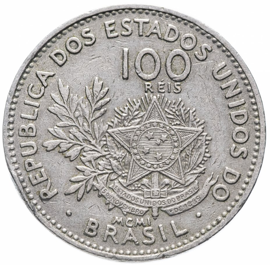 купить Бразилия 100 рейс 1901