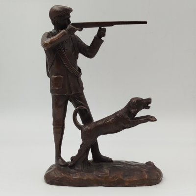купить Скульптура "Охотник в кепке", по модели автора Пьера-Жюля Мэна, бронза, Восточная Европа, 1990-2010 гг.