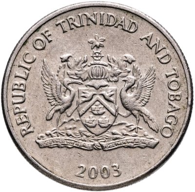 купить Тринидад и Тобаго 25 центов (cents) 2003