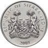 Купить Сьерра-Леоне 1 доллар (dollar) 2001 "Большая африканская пятёрка - Африканский буйвол"
