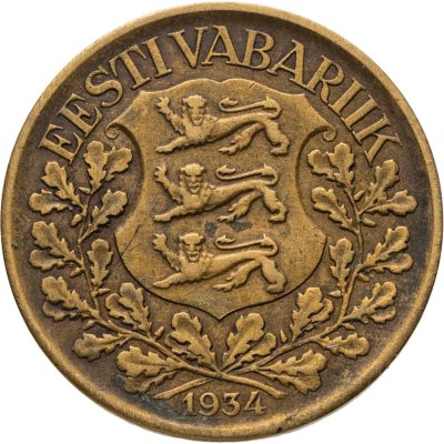 купить Эстония 1 крона (kroon) 1934