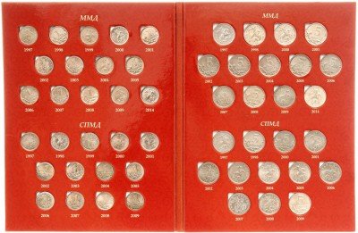 Купить Набор "Монеты современной России" 1 копейка и 5 копеек 1997-2014 ММД