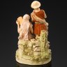 Купить Статуэтка "Пастух с пастушкой, играющие на музыкальных инструментах", фарфор, роспись, Royal Dux, Чехия, 1900-1918 гг.