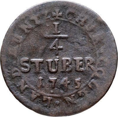 купить Кельн 1/4 штюбера 1745