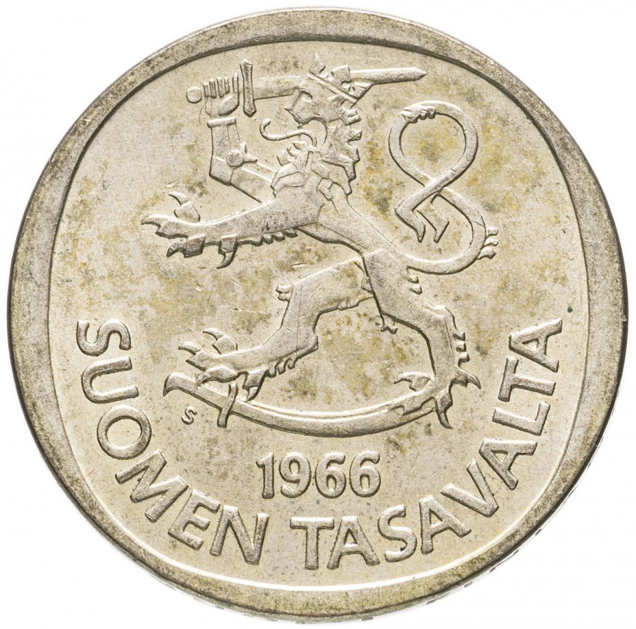 купить Финляндия 1 марка 1966