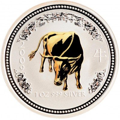 Купить Австралия 1 доллар 2007 "Год быка"