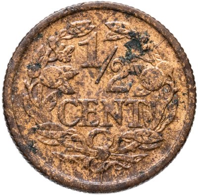 купить Нидерланды 1/2 цента (cent) 1914