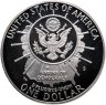 Купить США 1 доллар (dollar) 1991 "50 лет Национальному мемориалу Рашмор", знак монетного двора: "S" - Сан-Франциско
