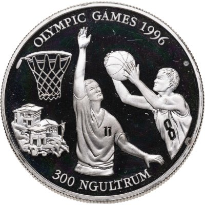 купить Бутан 300 нгултрумов 1994 XXVI летние Олимпийские Игры, Атланта 1996 - Баскетбол