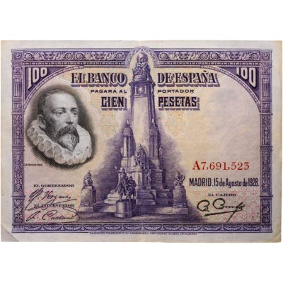 купить Испания 100 песет 1928 (Pick 76)