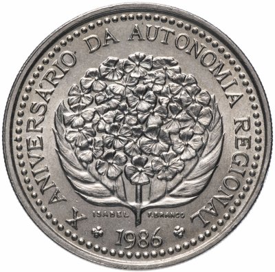 купить Португалия 100 эскудо (escudos) 1986 "10 лет автономии Азорских островов"