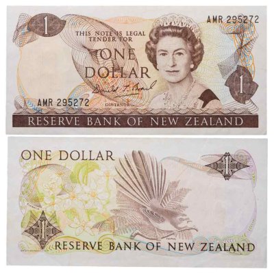 купить Новая Зеландия 1 доллар 1981-1992 год (Pick 169с)