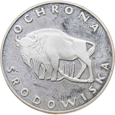 купить Польша 100 злотых (zlotych) 1977 Охрана окружающей среды - Зубр