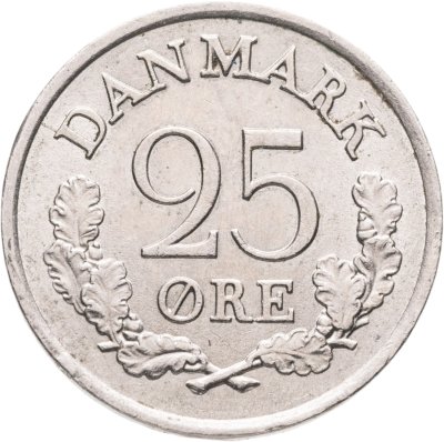 купить Дания 25 эре (ore) 1961