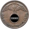 Купить Германия, Третий рейх 1 рейхспфенниг (reichspfennig) 1938 "А"