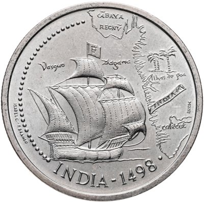 купить Португалия 200 эскудо (escudos) 1998 "Путешествие Васко да Гамы в Индию 1498 года - Индия"