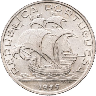 купить Португалия 10 эскудо (escudos) 1955