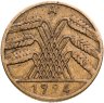 Купить Германия 10 рейхспфеннигов (reichspfennig) 1924 знак монетного двора "A" — Берлин
