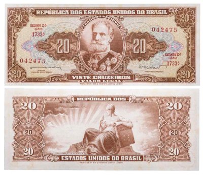 купить Бразилия 20 крузейро 1962 год. (Р-178(1)