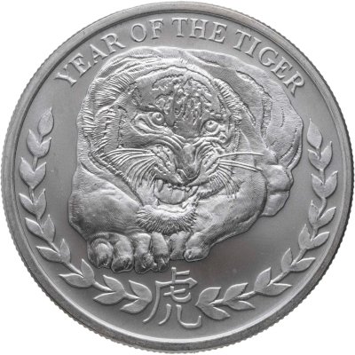 купить Сомалиленд 1000 шиллингов 2010 "Год тигра" в футляре