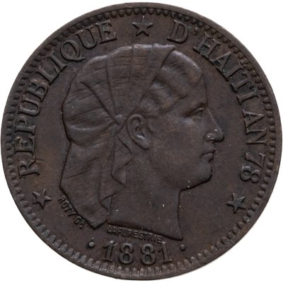 купить Гаити 1 сантим (centime) 1881