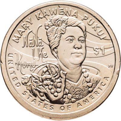 купить США 1 доллар (dollar) P 2025 "Коренные Американцы - Мэри Кавена Пукуи"