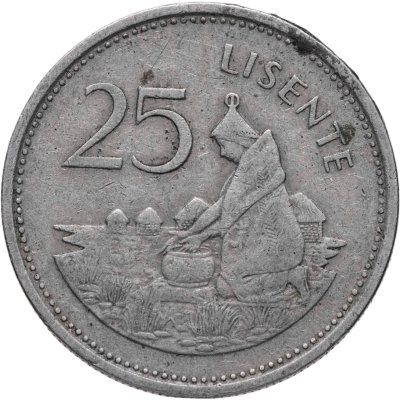 купить Лесото 25 лисенте (lisente) 1979