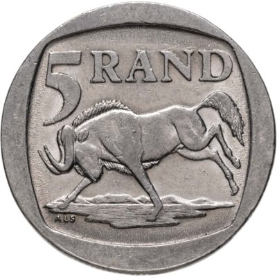 купить ЮАР 5 рандов (рэндов, rand) 1995
