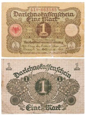 купить Германия (Веймарская республика) 1 марка 1920