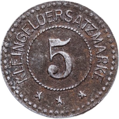 купить Германия (нотгельды) 5 пфеннигов 1914-1924 "Город Хафельберг "