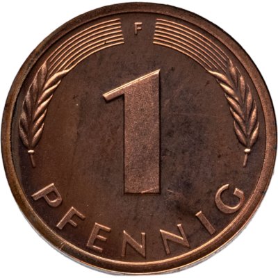 купить Германия 1 пфенниг (pfennig) 1982 F