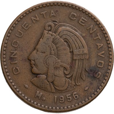 купить Мексика 50 сентаво (centavos) 1956