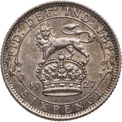 купить Великобритания 6 пенсов (pence) 1927
