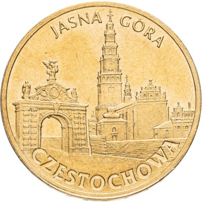 купить Польша 2 злотых 2009 год Ченстохова Ясная гора
