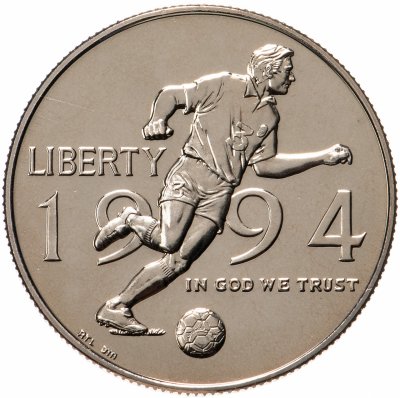 купить США 1/2 доллара (50 центов) 1994 P "Чемпионат мира по футболу 1994 года"